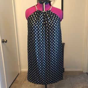 Michael Kors Gold Chain Halter dress